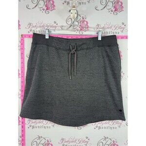Shambala skirt Cozy Drawstring Knit Skirt - Dark Gray